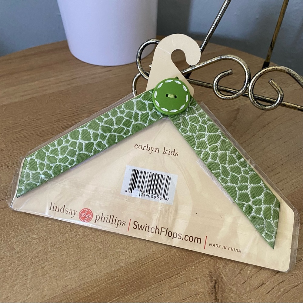 NEW Lindsay Phillips Switch Flops Kids Large/XL Straps